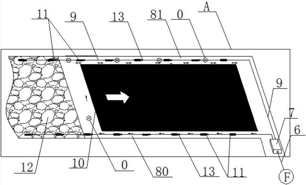 Layout method for optical fiber grating monitoring system for mine gas extraction