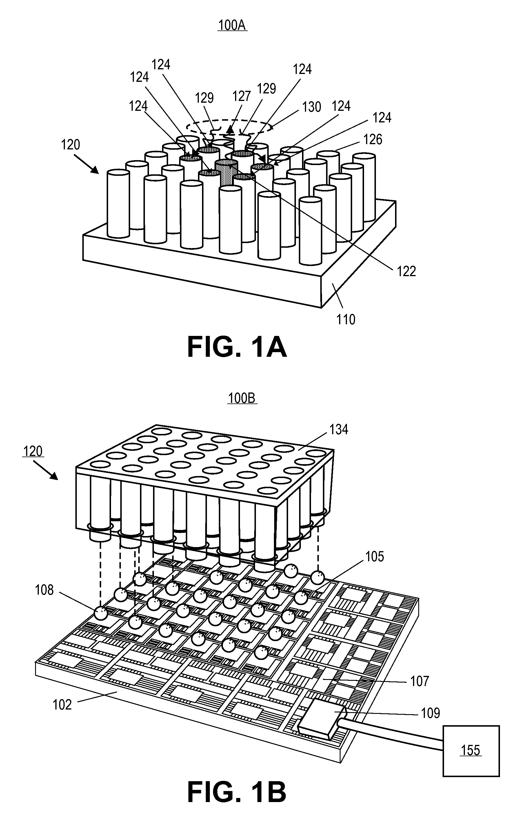 Phase-coupled arrays of nanowire laser devices and method of controlling an array of such devices