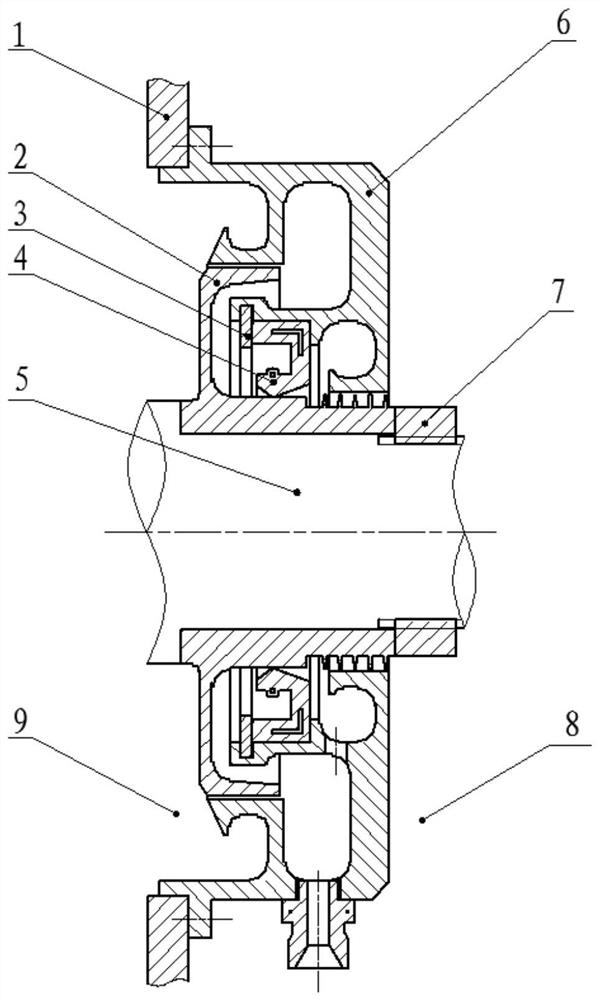 A high-speed combined seal for a gearbox