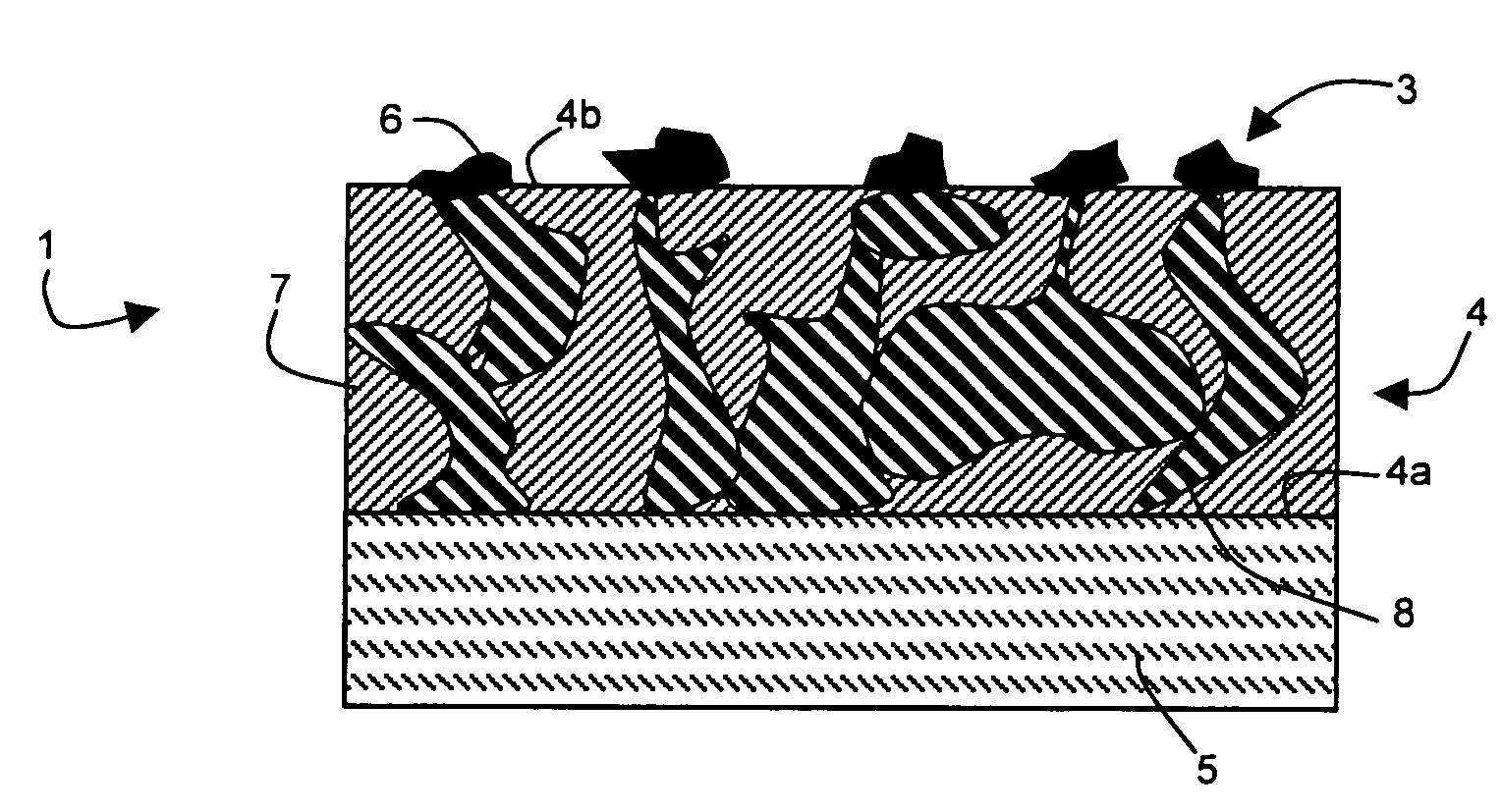 Electrode for alkali fuel cell and method for making a fuel cell including at least one step of making such an electrode