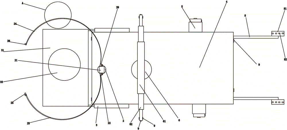 A spherical object transport robot