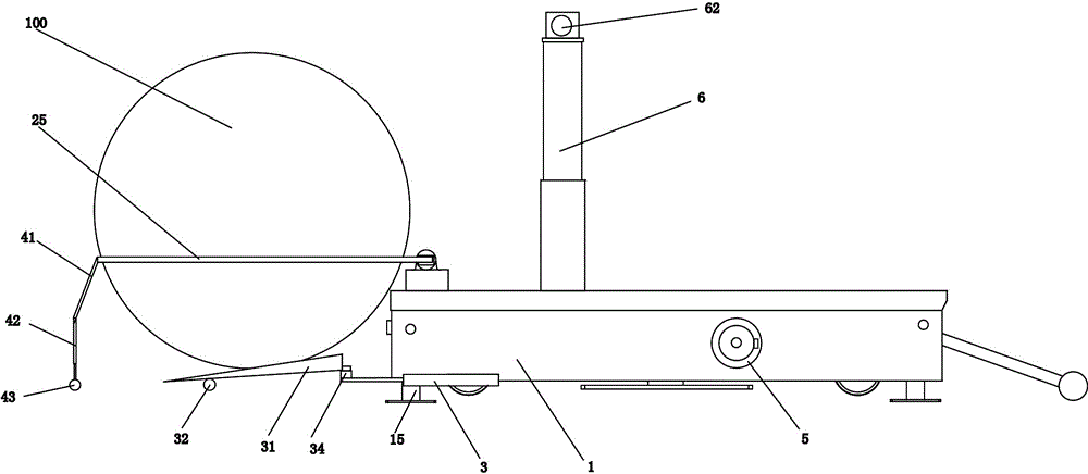 A spherical object transport robot