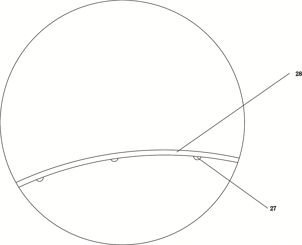 A spherical object transport robot