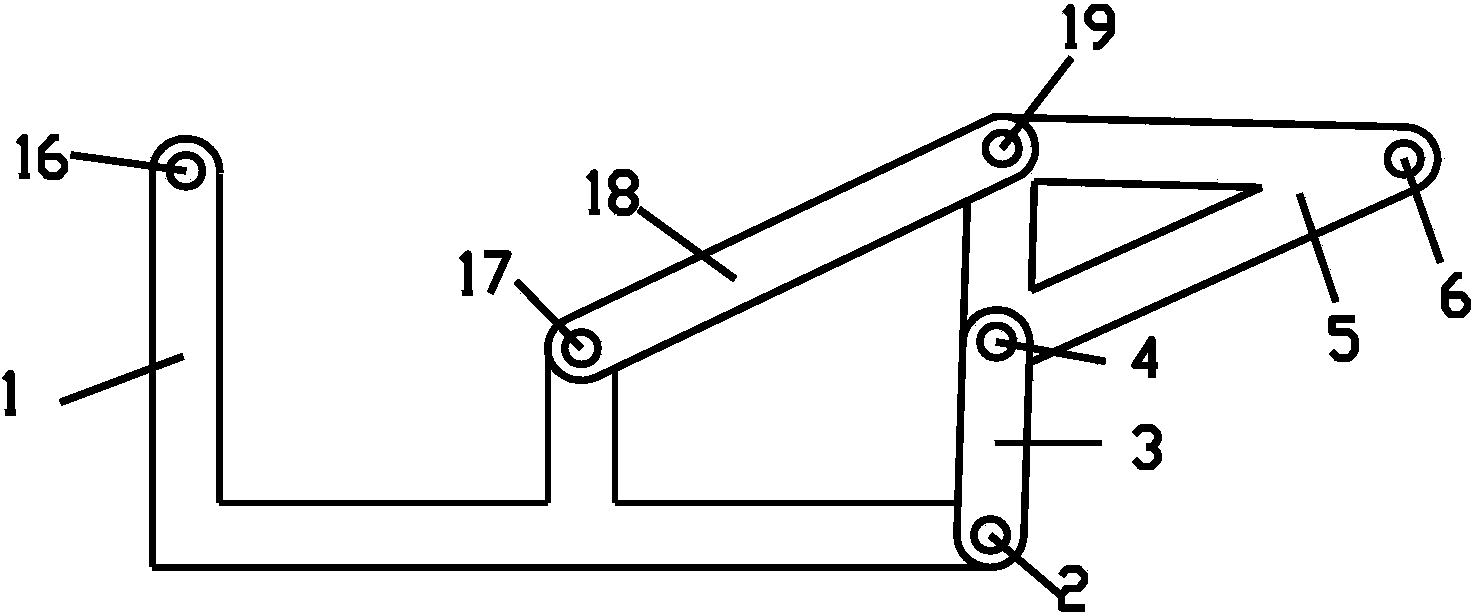 Loading mechanism adopting MDOF (multiple degree of freedom) controllable connecting rods