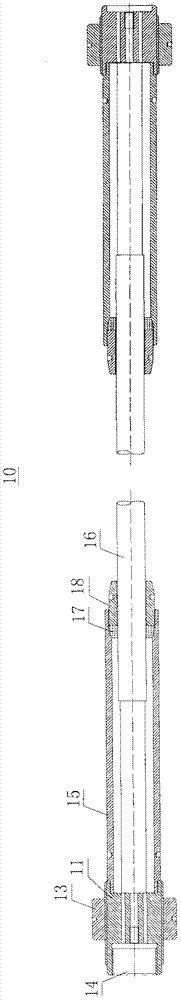 Stainless steel pulling cable device for bridge