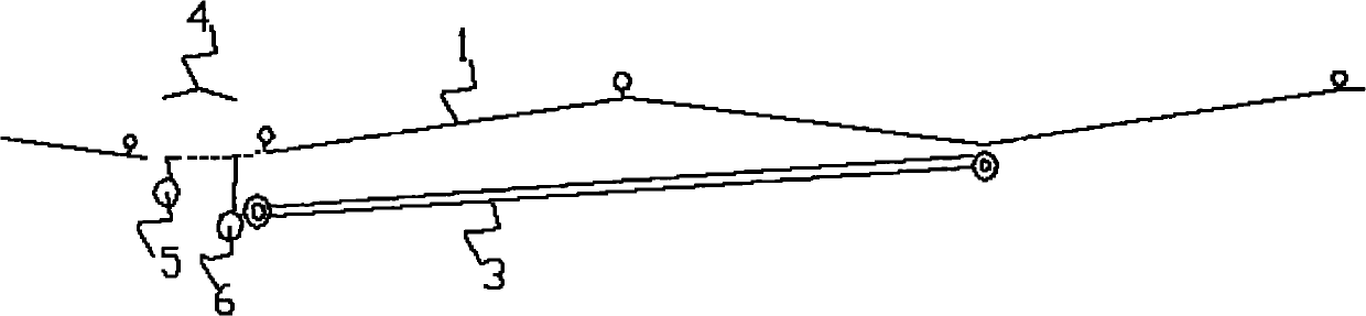 Loop design for slot type solar heat power plant