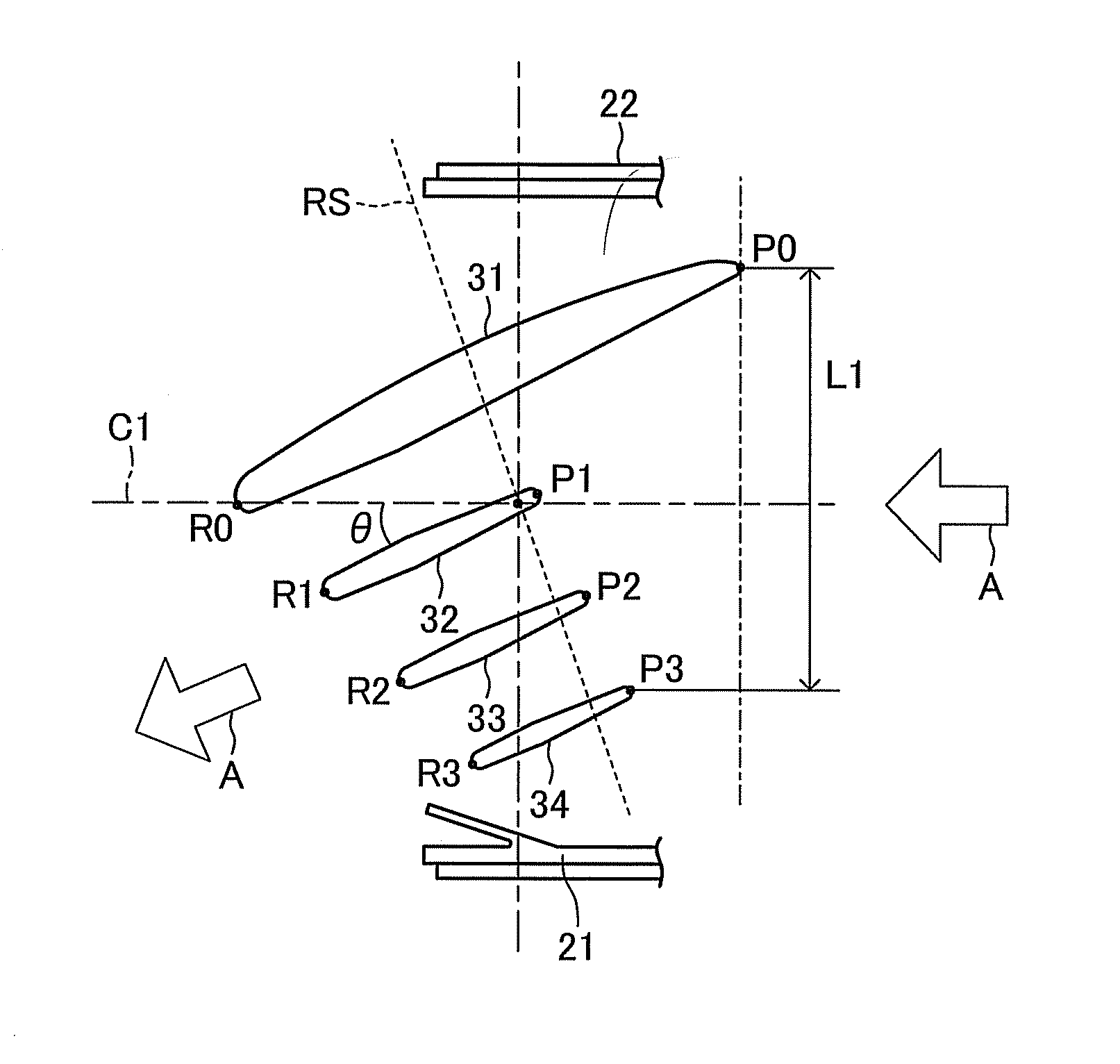 Air blowing device