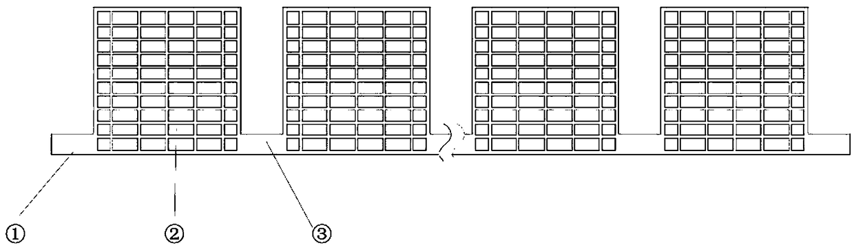 A continuous lead-acid battery grid and a manufacturing method thereof