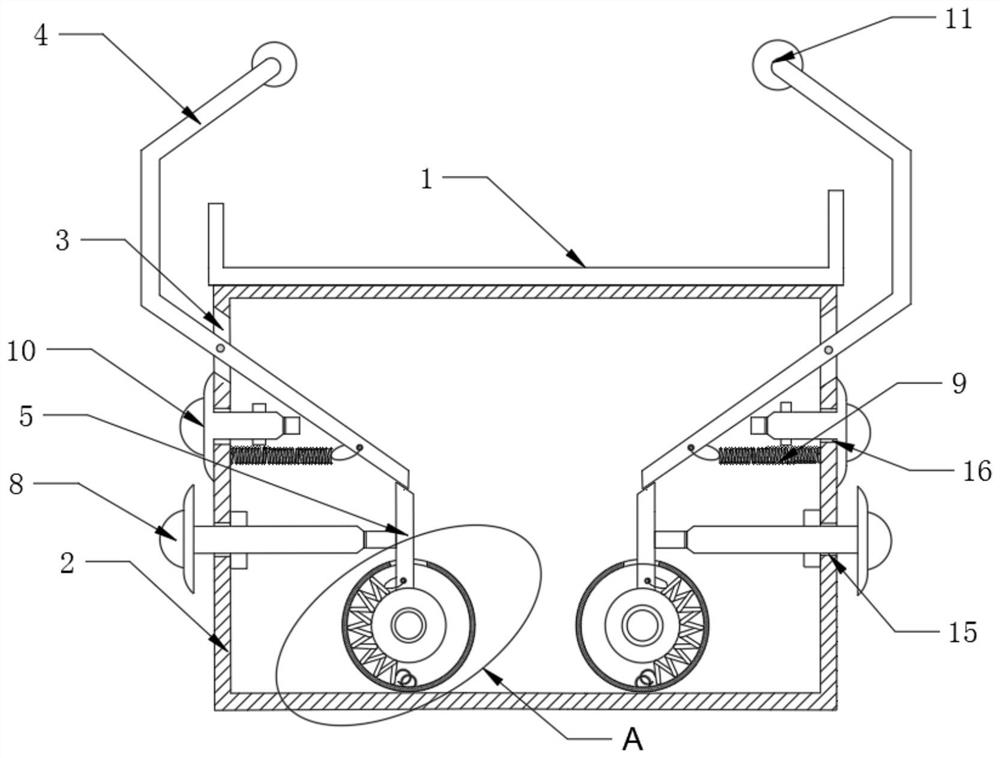 Clamping and fixing mechanism of household appliance production line