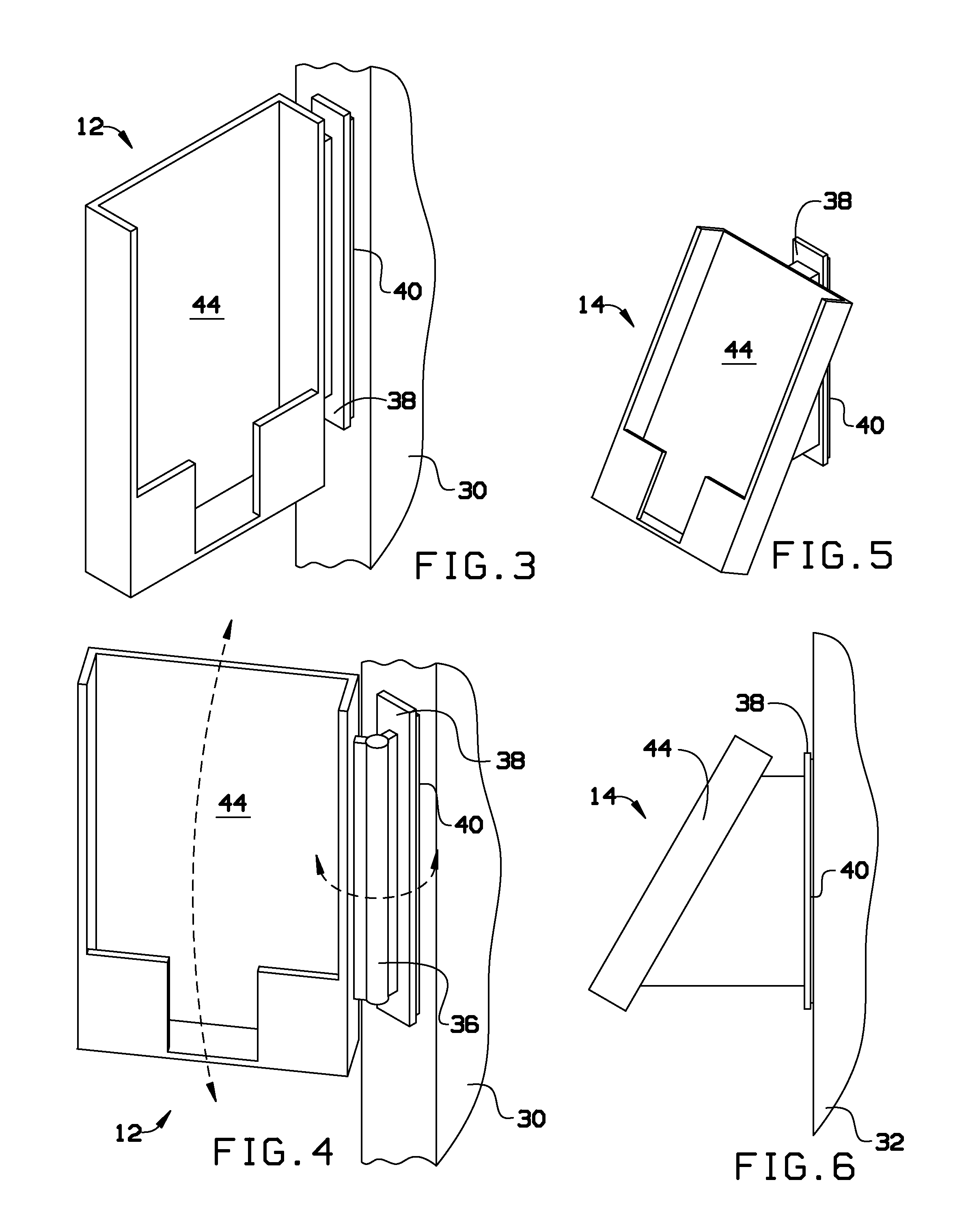System for attaching accessories to a monitor