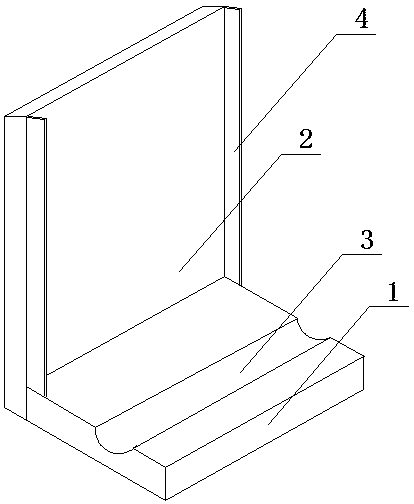 Glass support frame