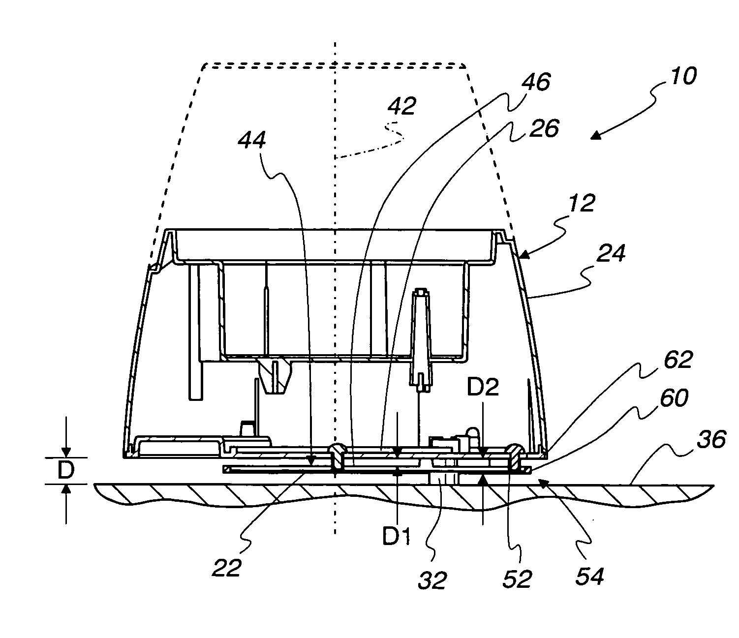 Appliance requiring intake air during operation