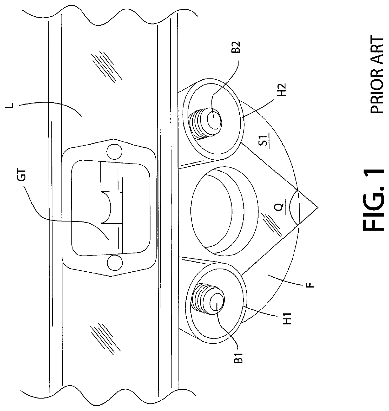 Flange leveling system for supporting and aligning a flange and related method