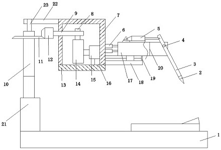 Surface rust cleaning device for metal processing