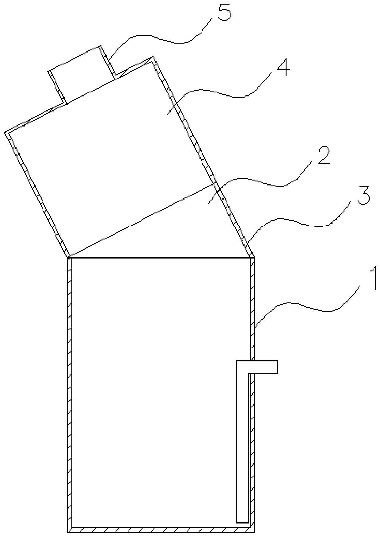 Single-side double-layer sewage processor