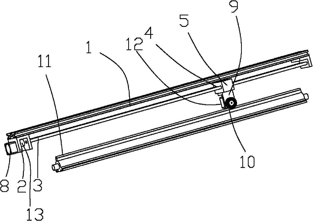 Automatic cleaning structure and method for heater wire of bag making machine