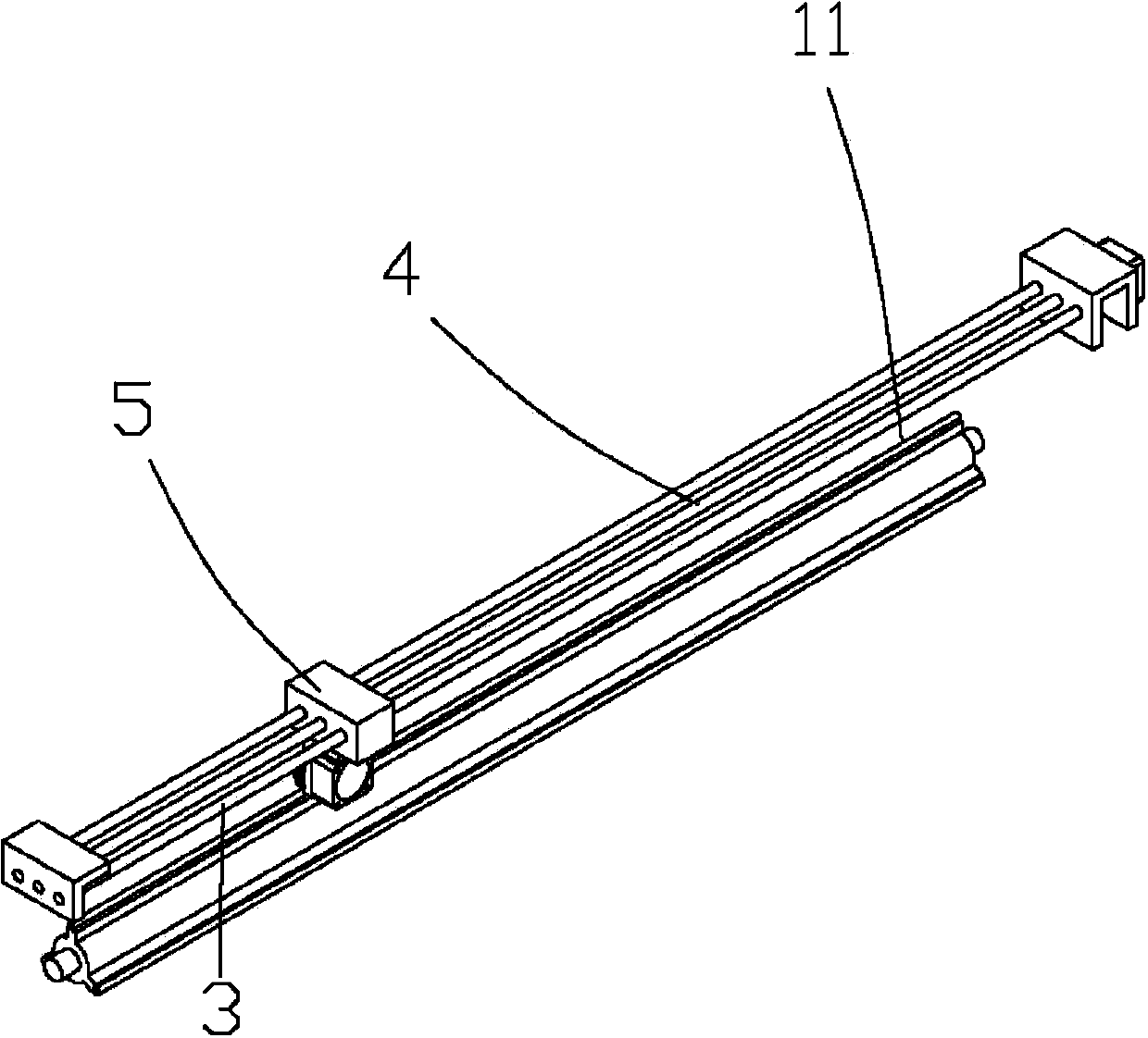 Automatic cleaning structure and method for heater wire of bag making machine