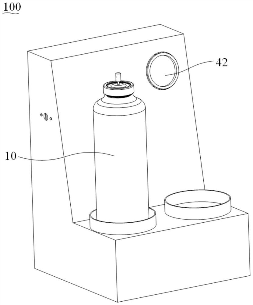 Portable aerosol can filling system