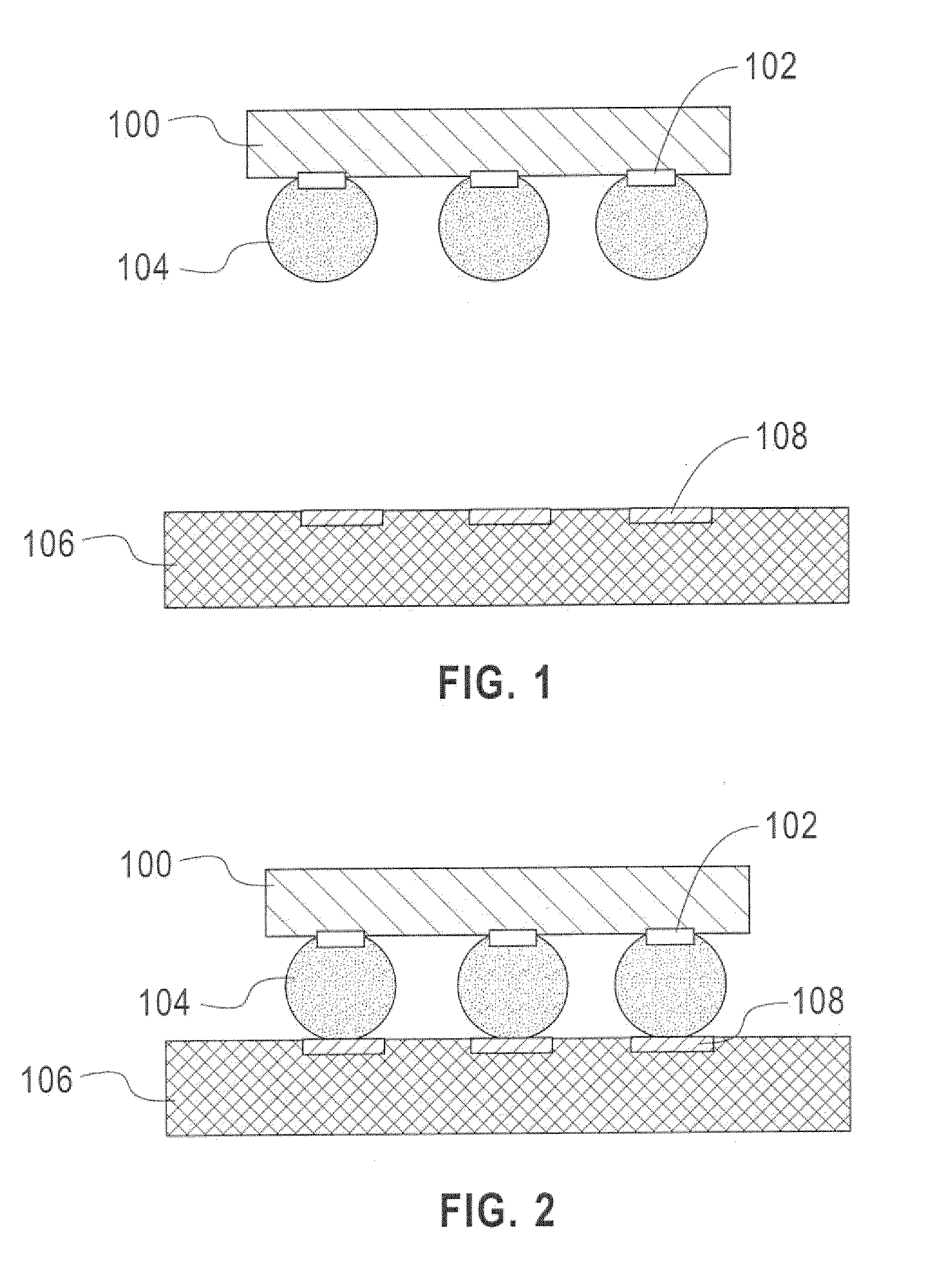 Method of joining a chip on a substrate