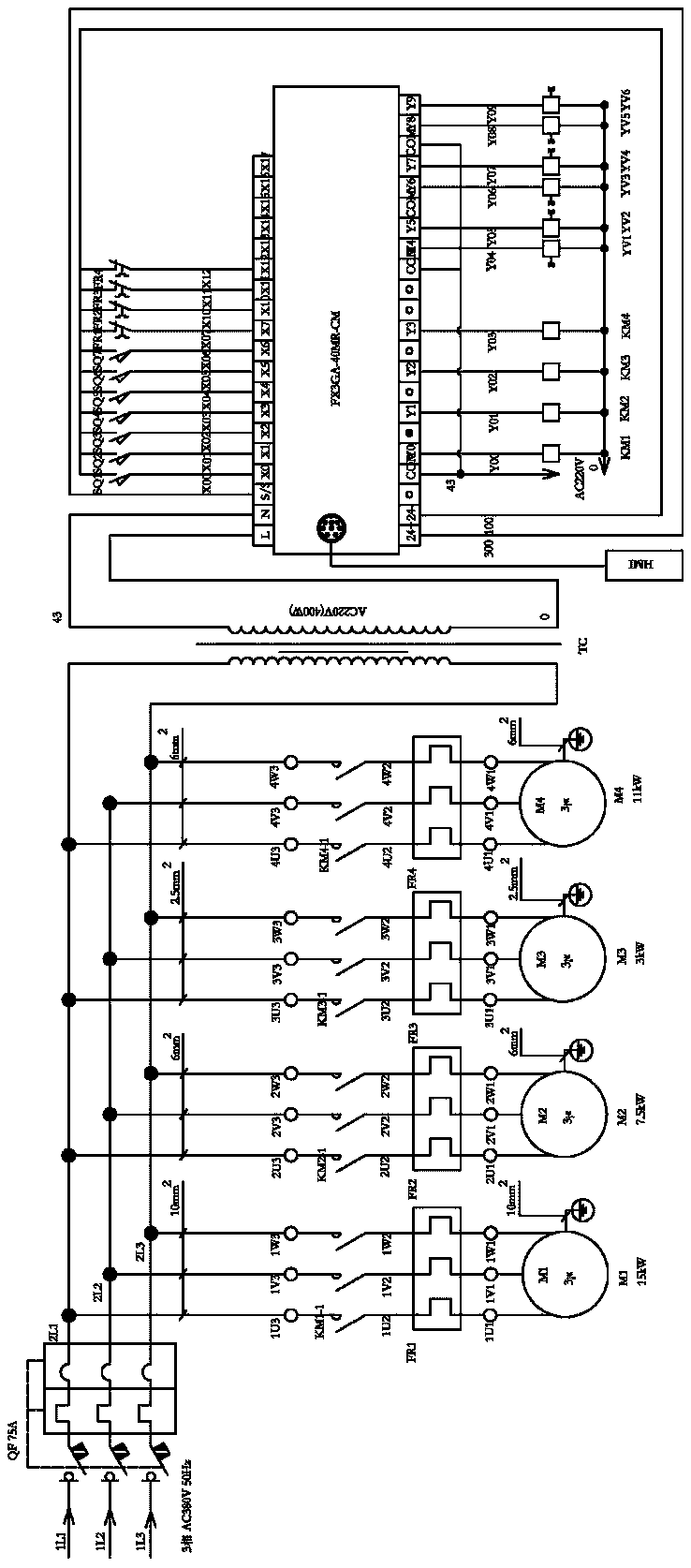 Double-cylinder hydraulic ejection control system and method thereof