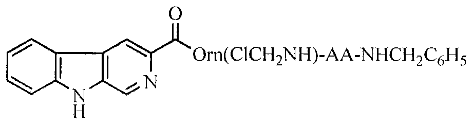 Carboline carboxylic-Orn(ClCH2NH)-AA-benzylamine, its synthesis, activity and application thereof