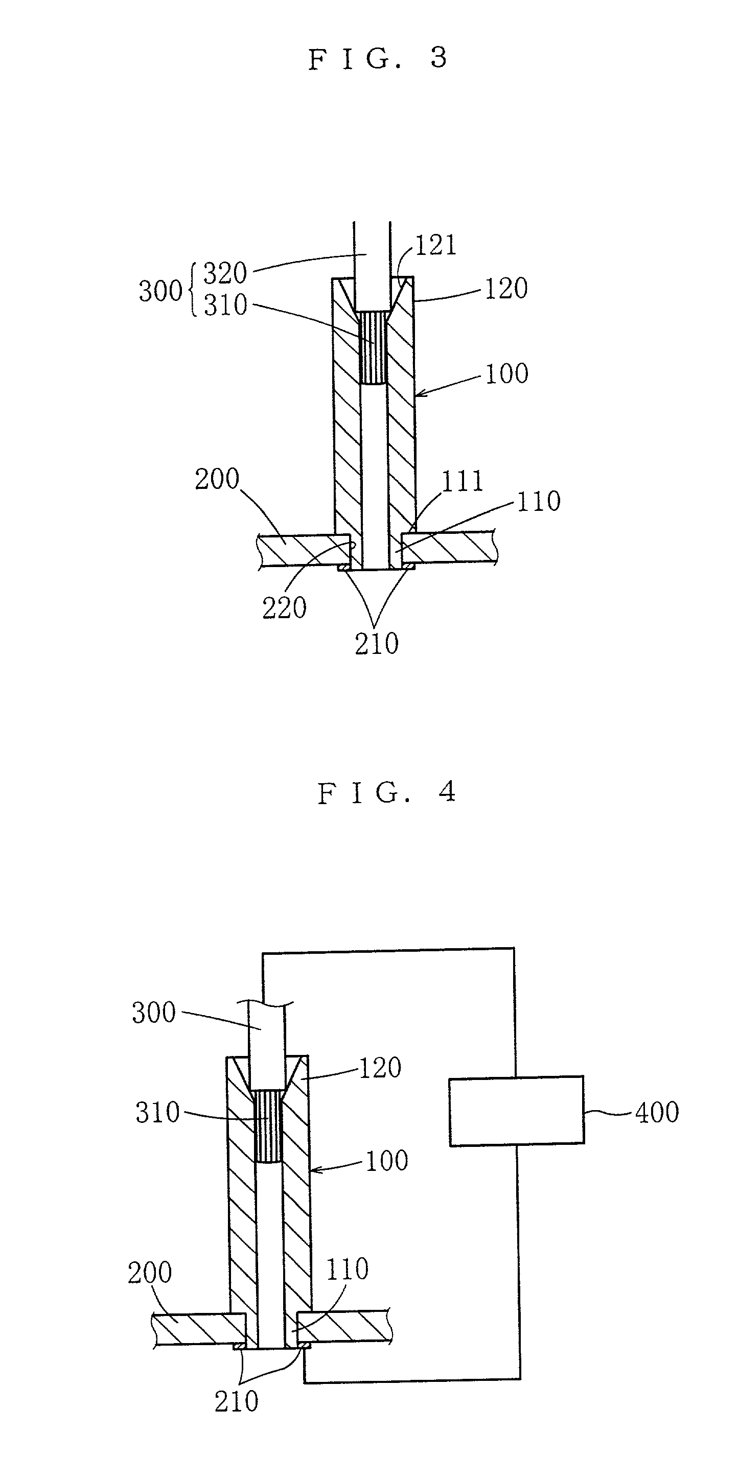 Electric contact and an electric connector both using resin solder and a method of connecting them to a printed circuit board