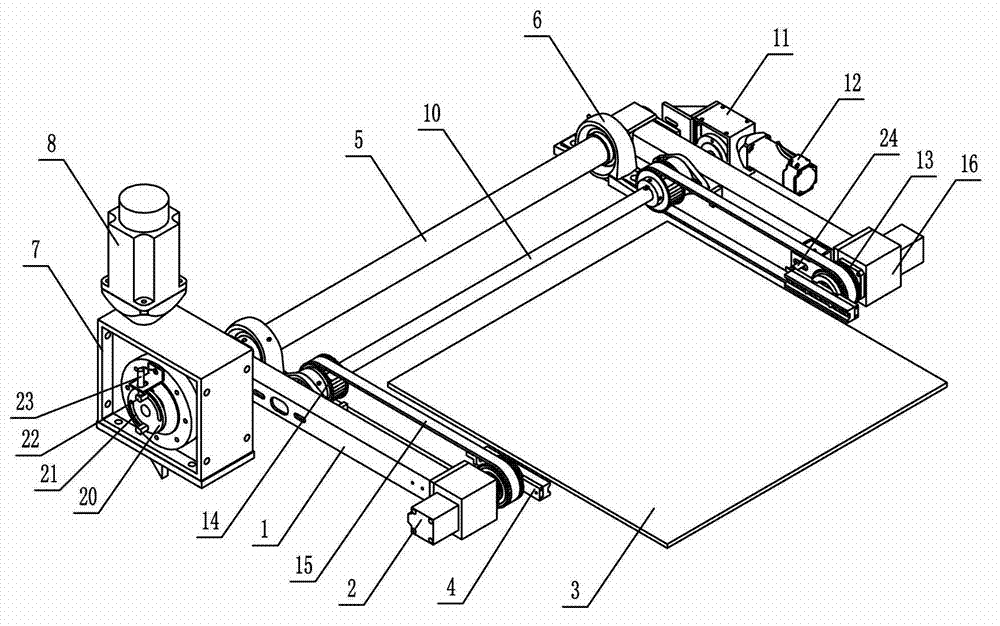 Brick picking mechanical arm