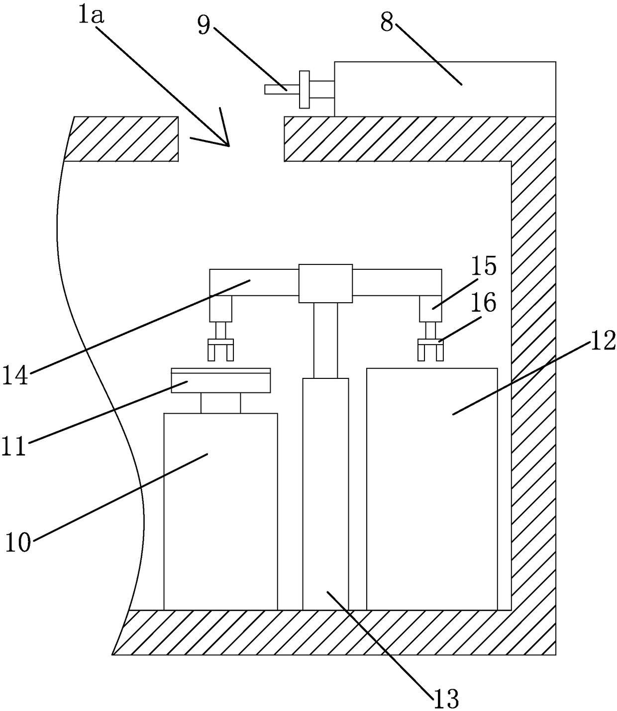 Feeding mechanism of intermediate-frequency inversion spot welder