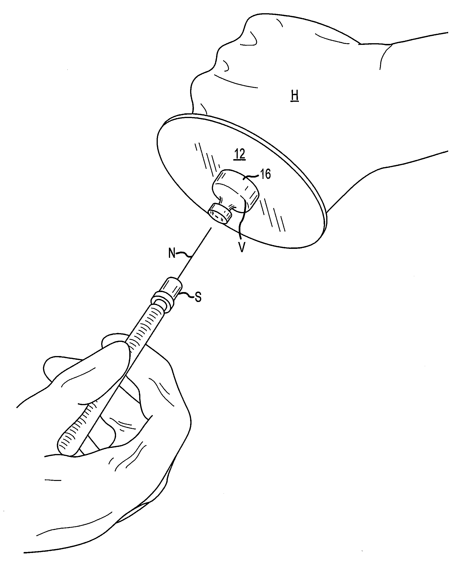 Disposable vial holder and method to prevent needle stick injuries