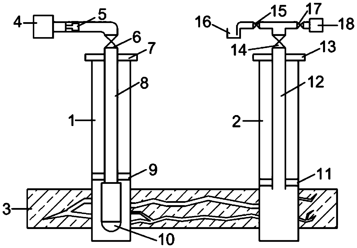 Method for in-situ extraction of hydrocarbon compounds in oil shale through downhole heating