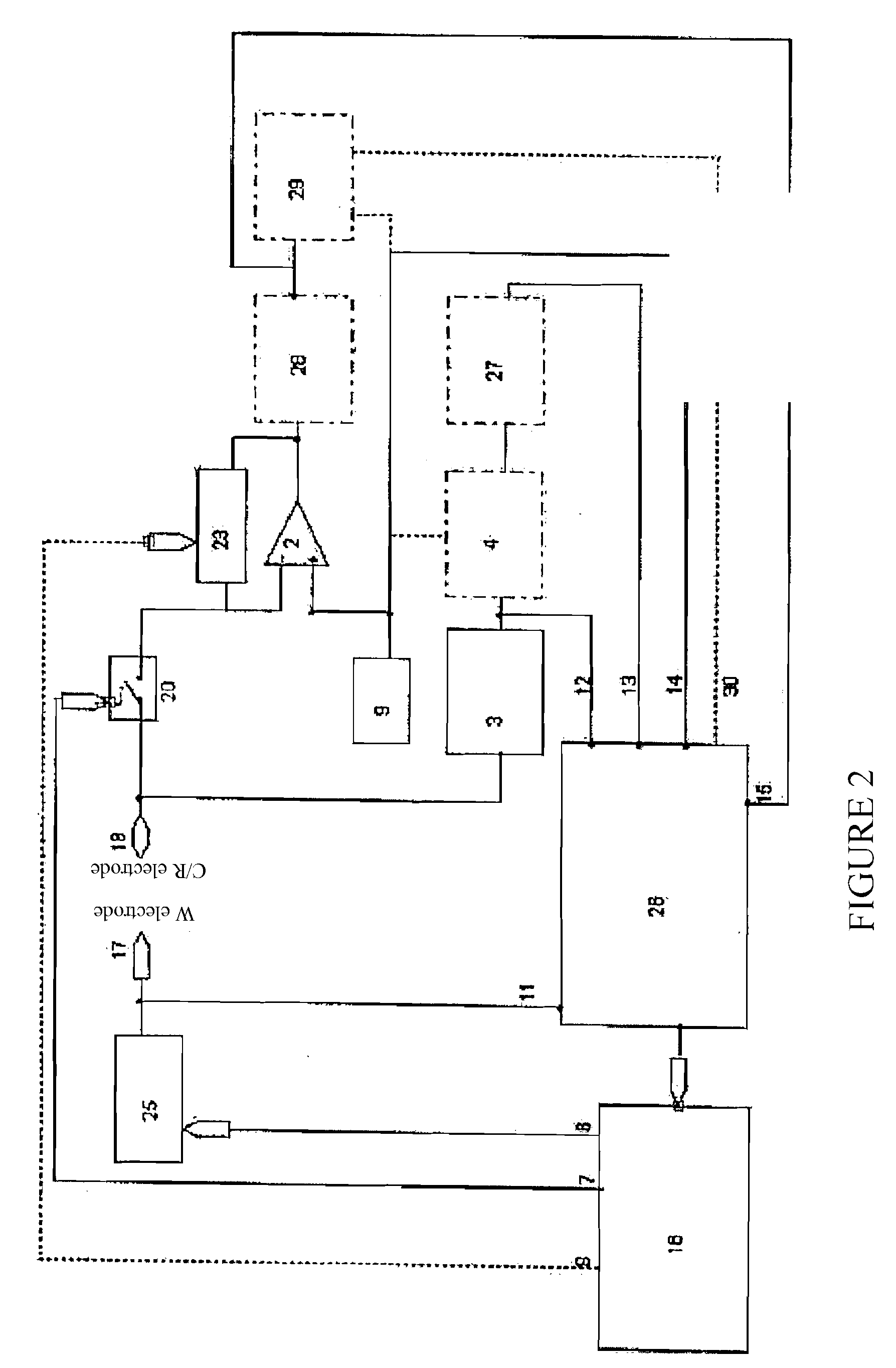 Method and apparatus for providing a stable voltage to an analytical system
