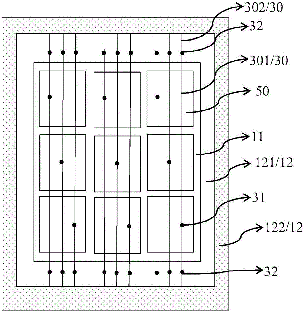 Touch control display panel and touch control display device