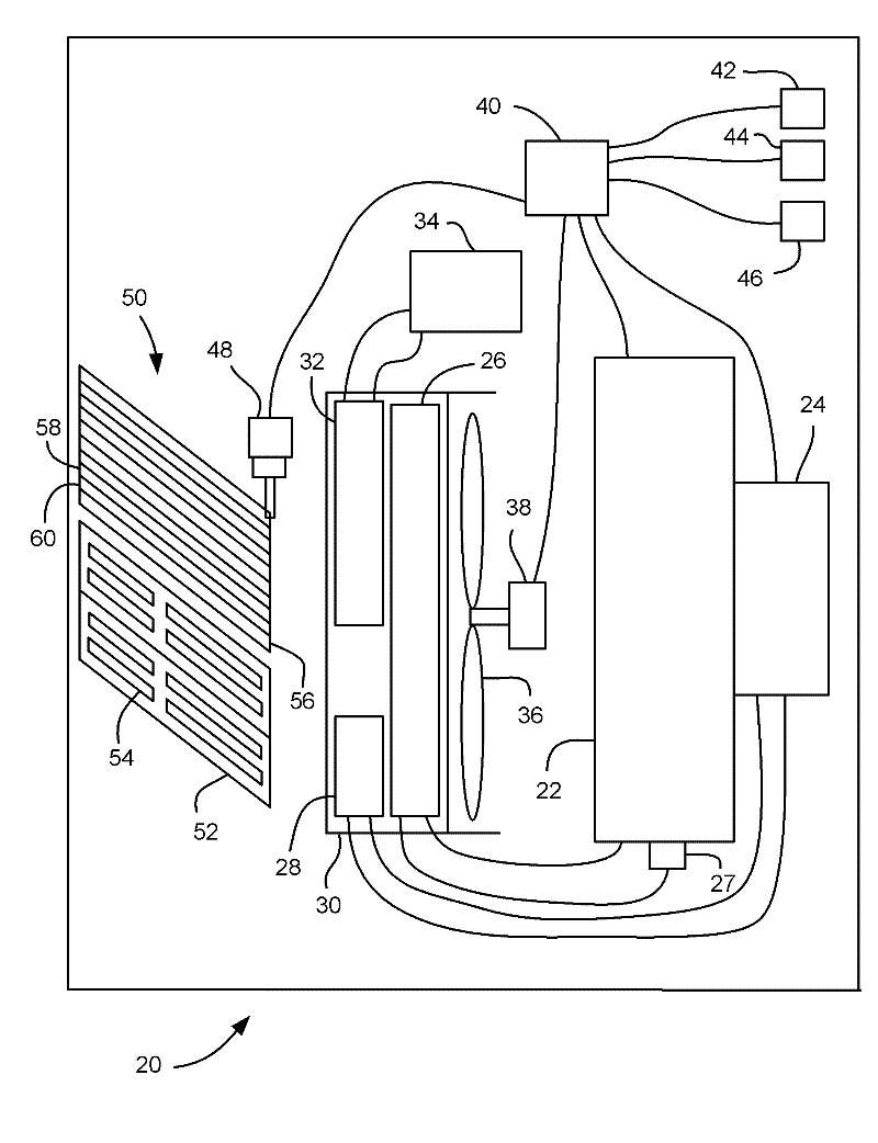 Grille airflow shutter system with discrete shutter control