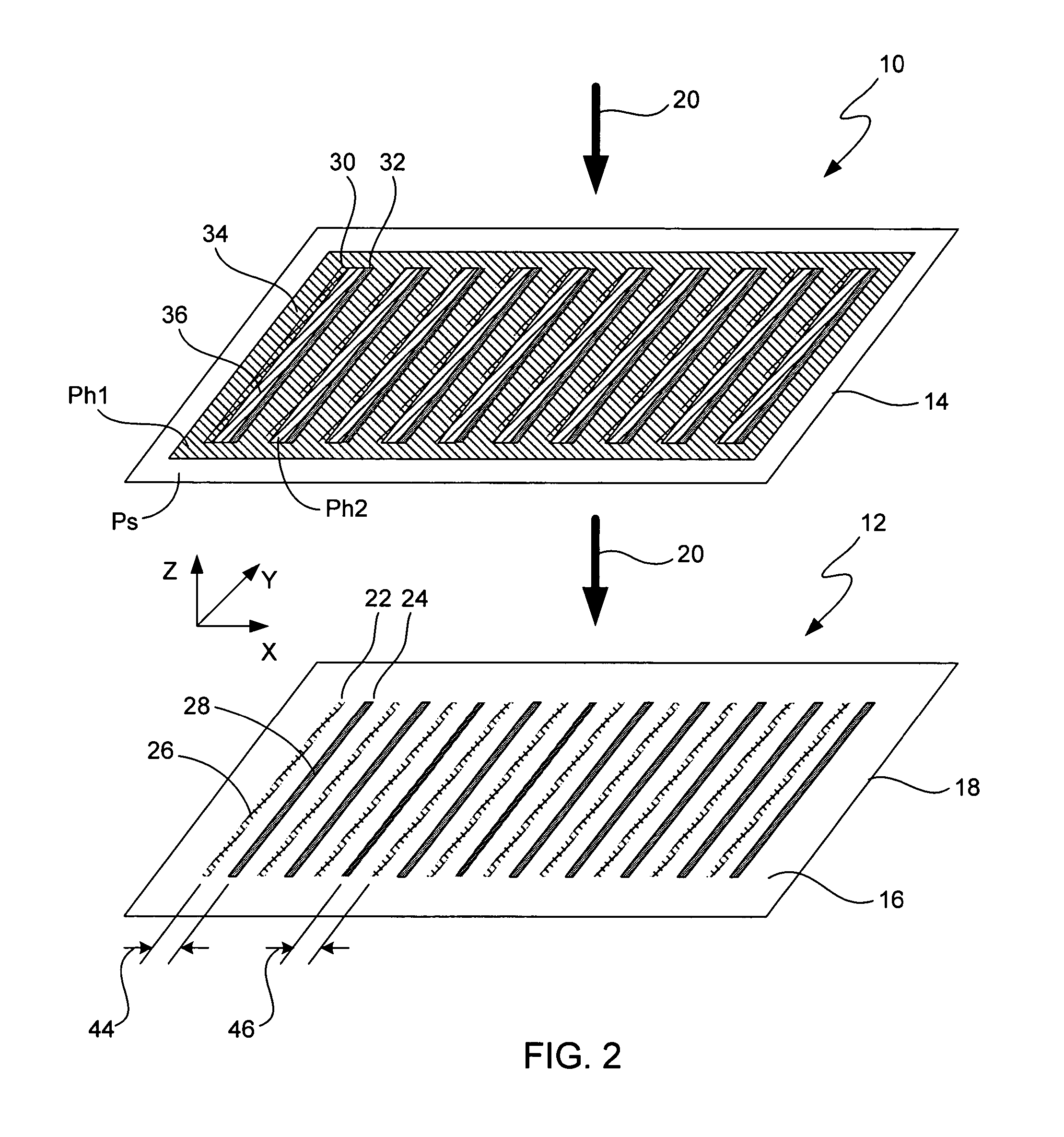 Focus masking structures, focus patterns and measurements thereof