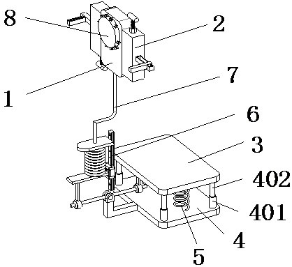 Touch screen refreshing device capable of preventing finger vein residue