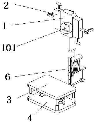 Touch screen refreshing device capable of preventing finger vein residue