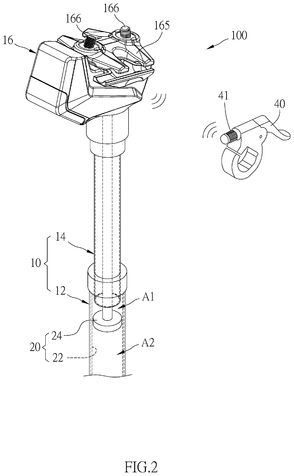 Bicycle adjustable seatpost