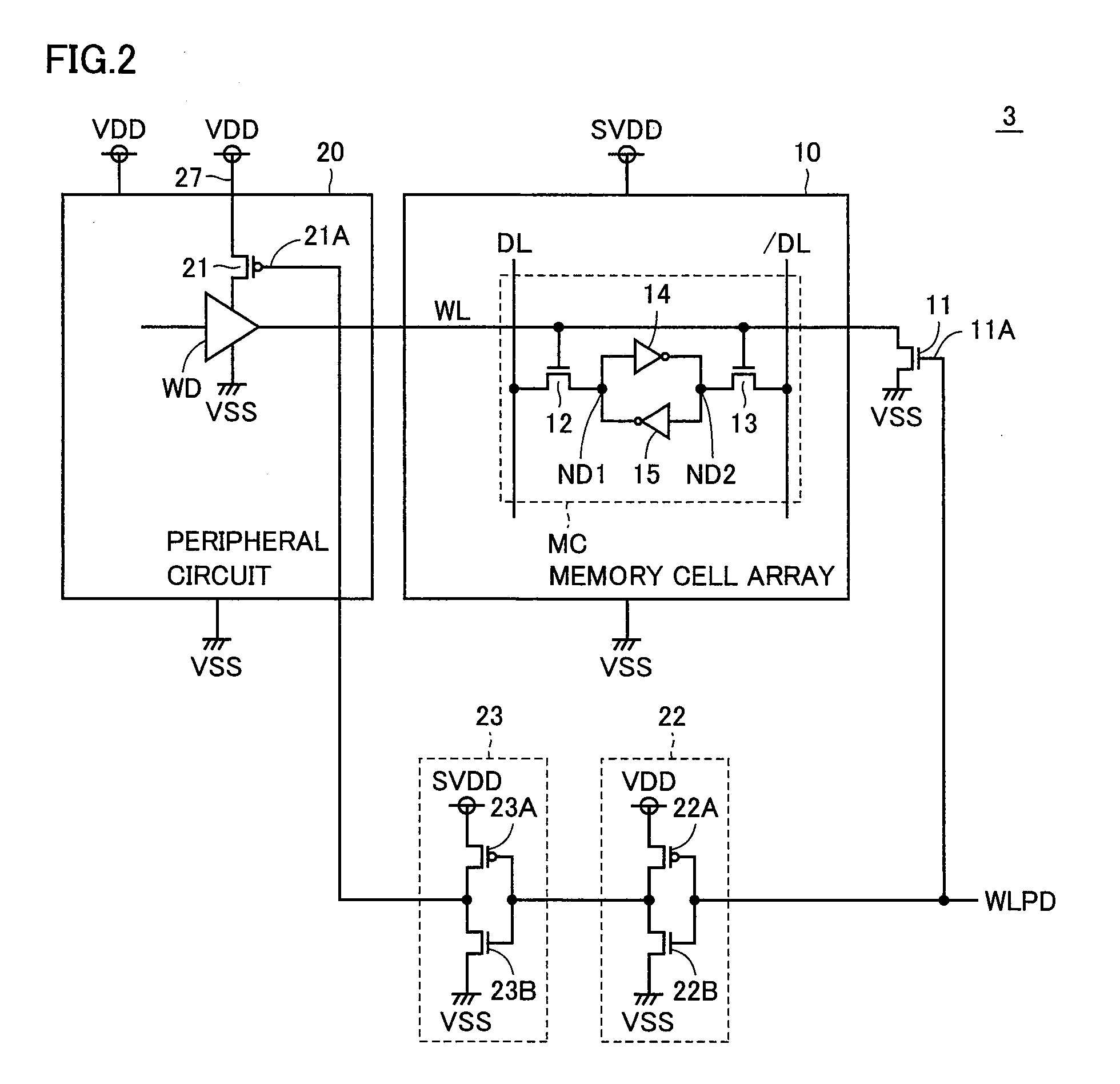 Semiconductor device for preventing erroneous write to memory cell in switching operational mode between normal mode and standby mode