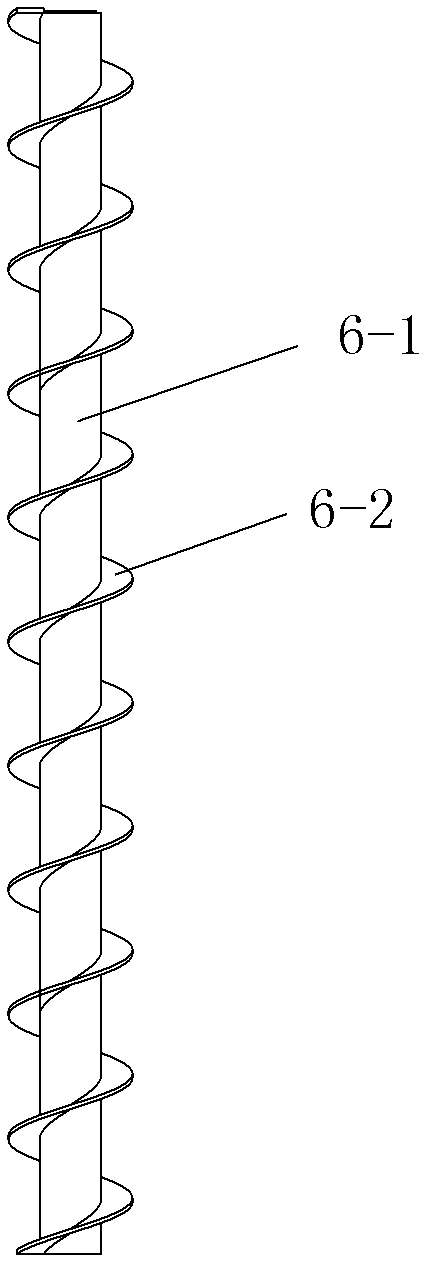 Molding device and molding method for long spiral extruding rock-entering cast-in-place pile