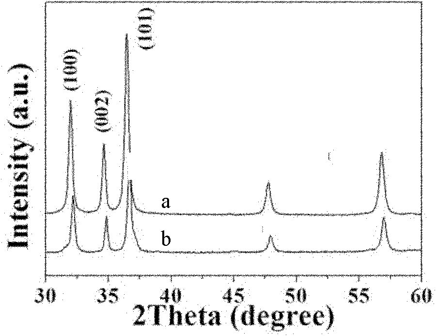 ZnO based diluted magnetic semiconductor of one-dimensional mesoporous crystal and preparation method thereof