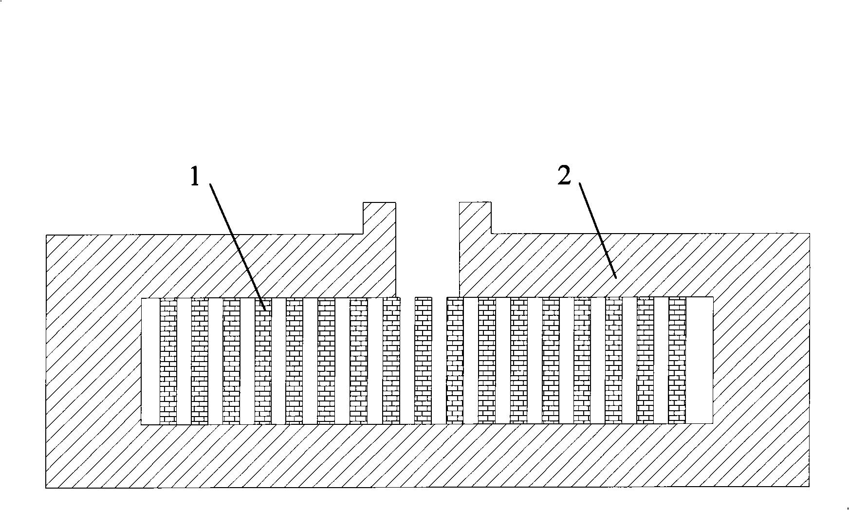 Method for preparing composite abrasion-proof lining board