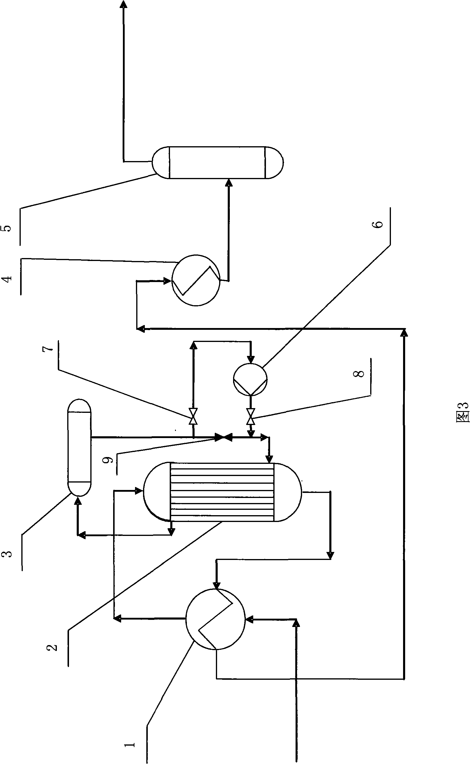 Envelope type reactor thermal-transferring method in methanol synthesizing process