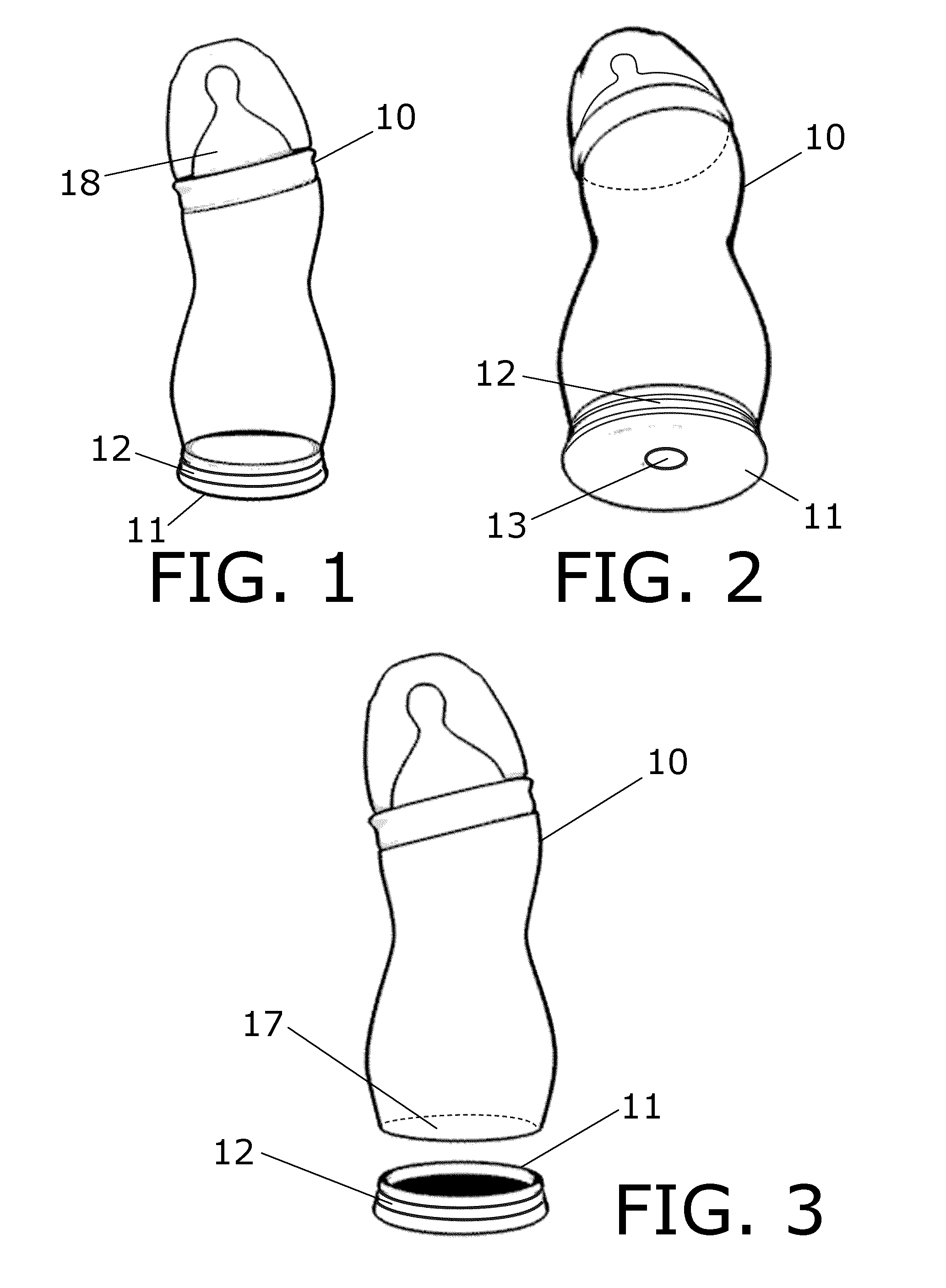 Infant Bottle with Formula Timer