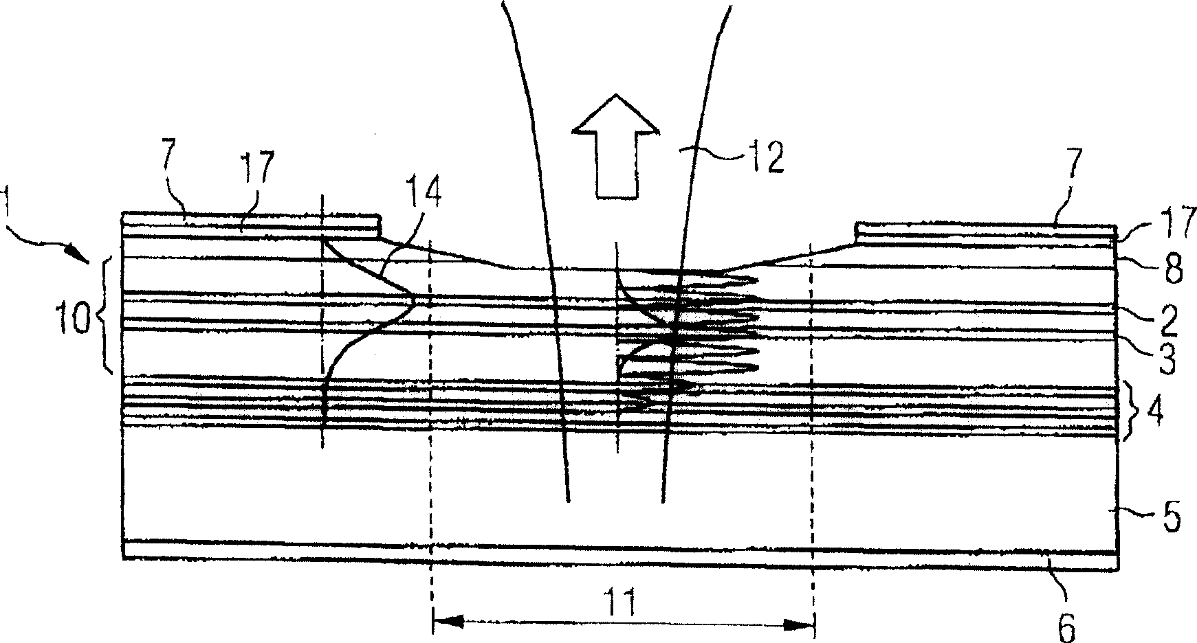 Optically pumped semiconductor device