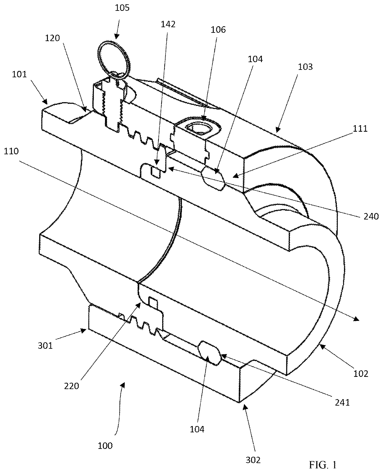 Hammerless and Torqueless union Connection