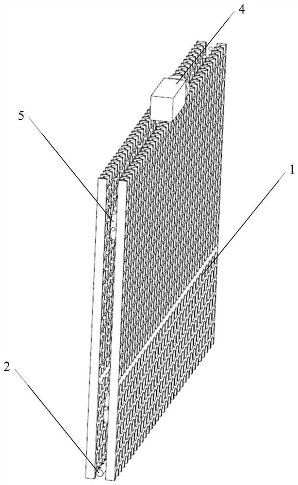 Bubble curtain/foam board composite device for underwater sound absorption and noise reduction and noise reduction method