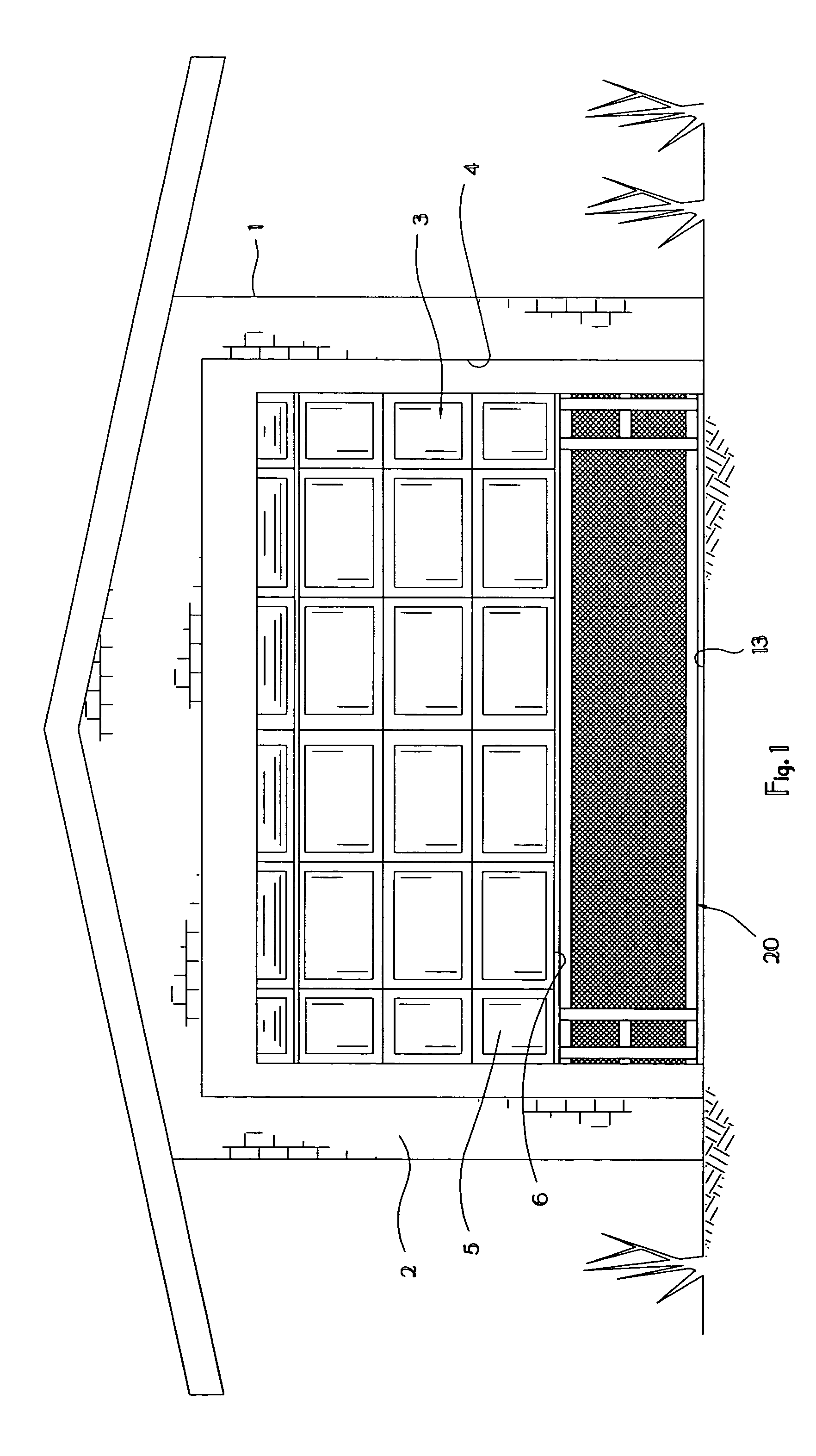 Garage doorway screen