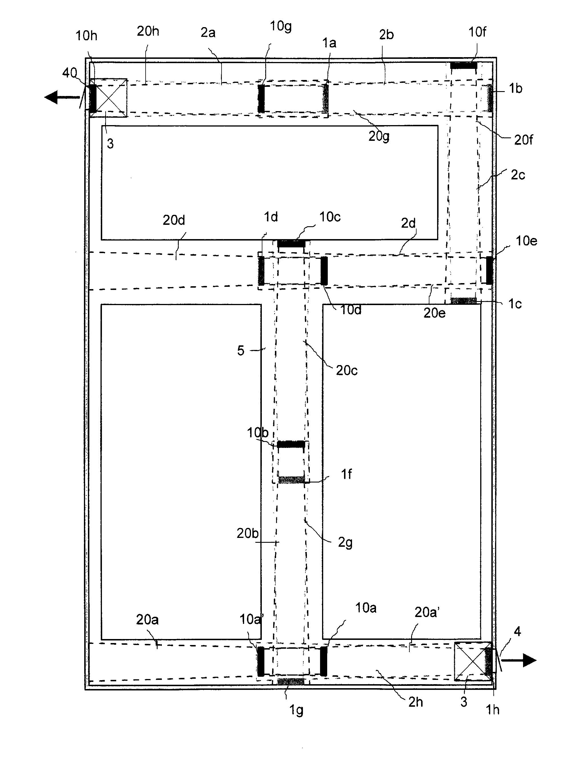 Method and system for controlling, guiding and warning