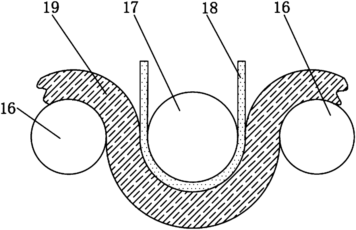 Textile fabric pre-shrinking device
