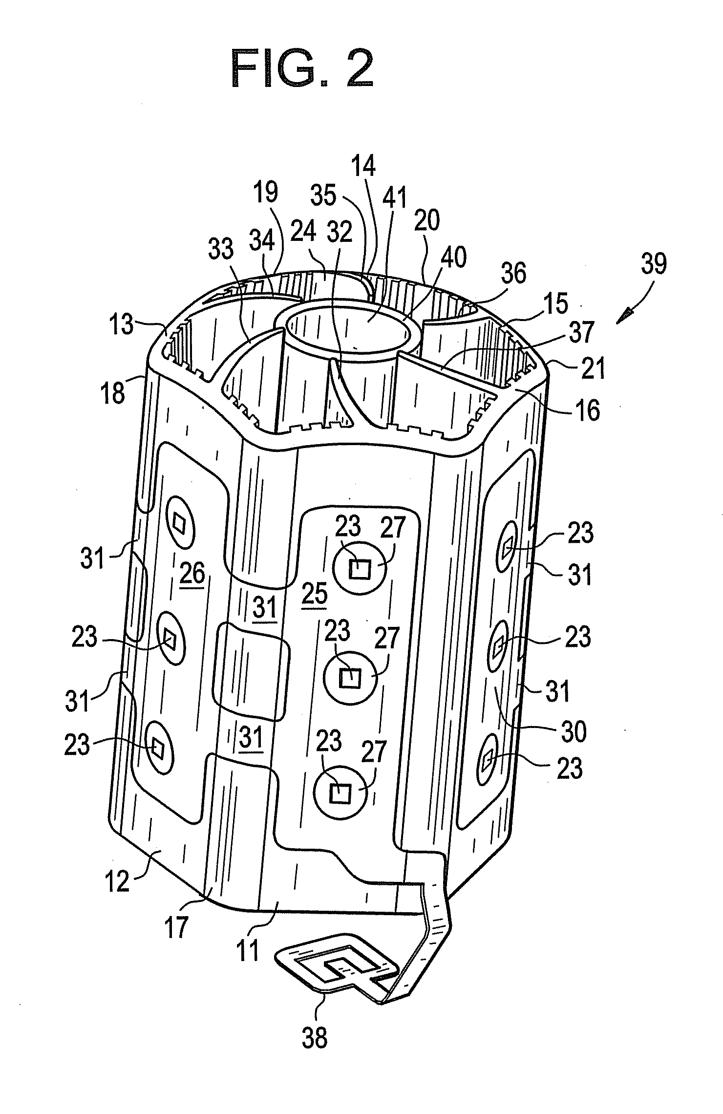 Heat sink structures, lighting elements and lamps incorporating same, and methods of making same